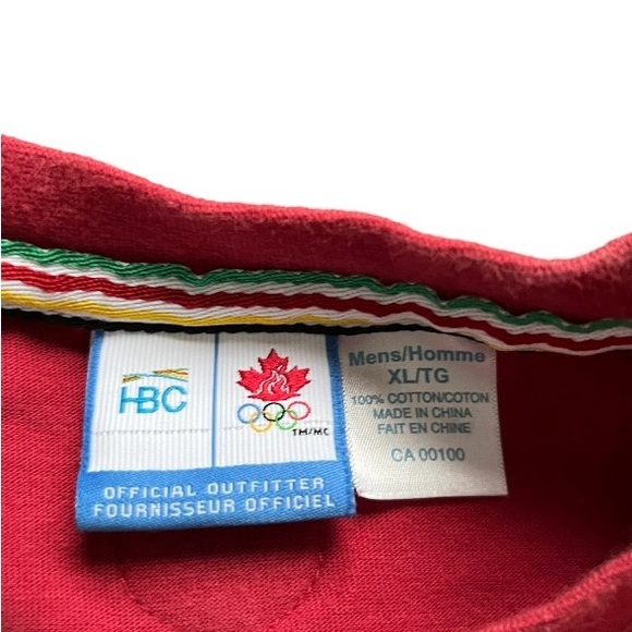 Men’s Olympics Team Canada Red Graphic Short Sleeve T Shirt - Picture 4 of 6